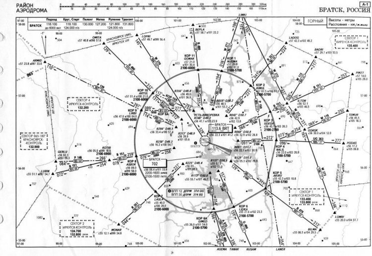 Карта диспетчерских зон россии