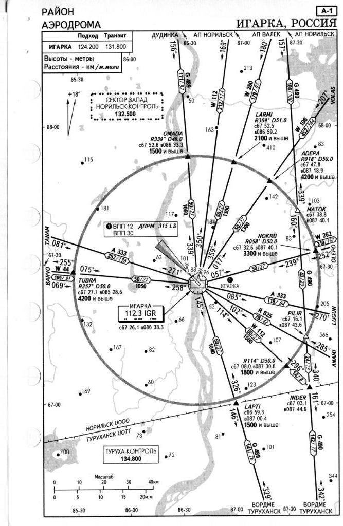 Аэропорт игарка карта