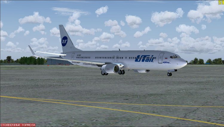 Текстура UTair для Boeing 737-800 Arjan Scheffel - FS2004 Ливреи и ...