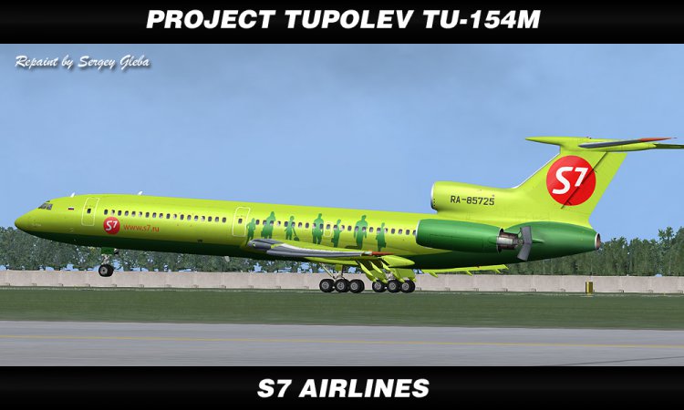 Ту-154М Для Fsx От Project Tupolev