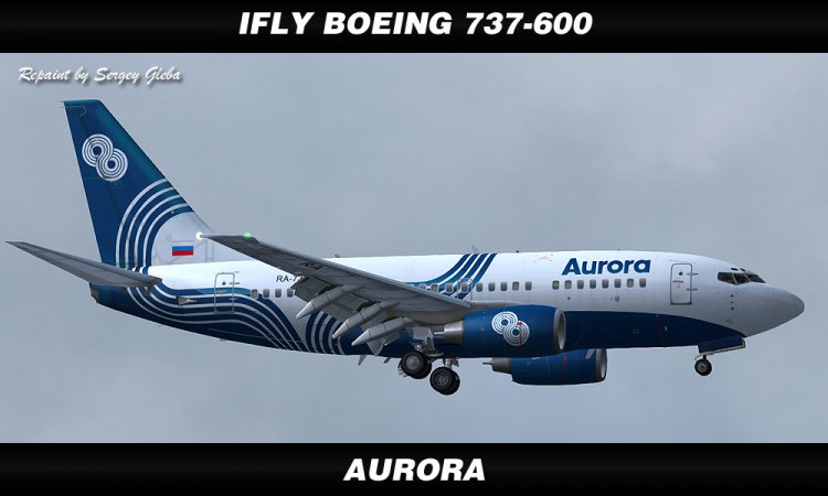 IFly Boeing 737-600 - Аврора - FS2004 Ливреи и текстуры для самолетов ...